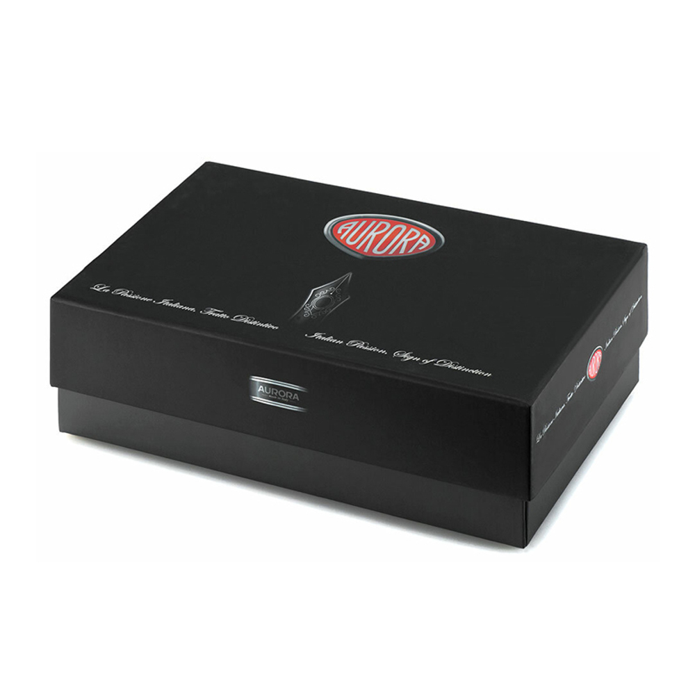 Ручка Роллер Aurora Ottantotto black GT, в подарочной коробке