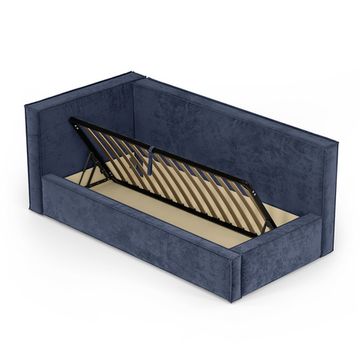 Кровать Bever ЛЕВАЯ 140 с подъемным механизмом - Nebby 030