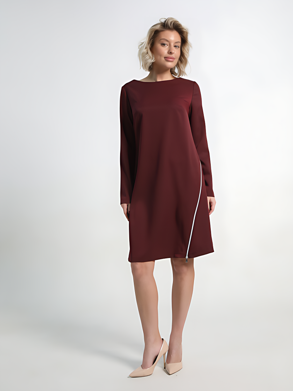 Платье Незнакомка (бордовое) П15129-30М LT Collection