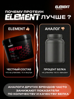 Протеиновый коктейль для похудения с BCAA Element, Ваниль, 900 г