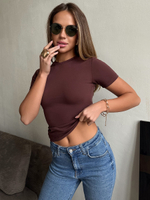 Футболка skims базовая облегающая