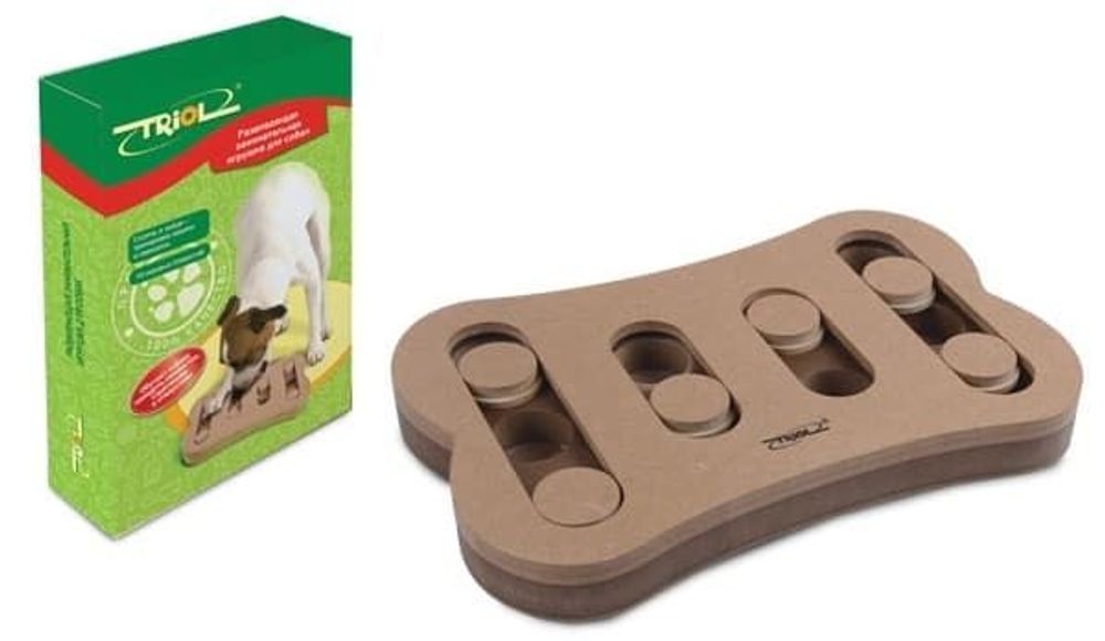 Развивающая игрушка для собак "Счеты", 29,5х19х3,4 см  (Triol) TT02