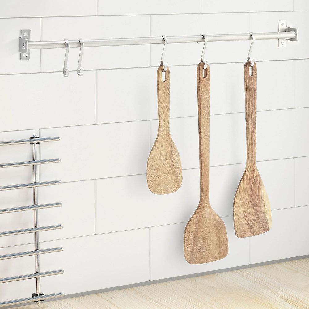 Лопатка для риса IKEA MAJFISK (МАЙФИСК), Акация, 22 см