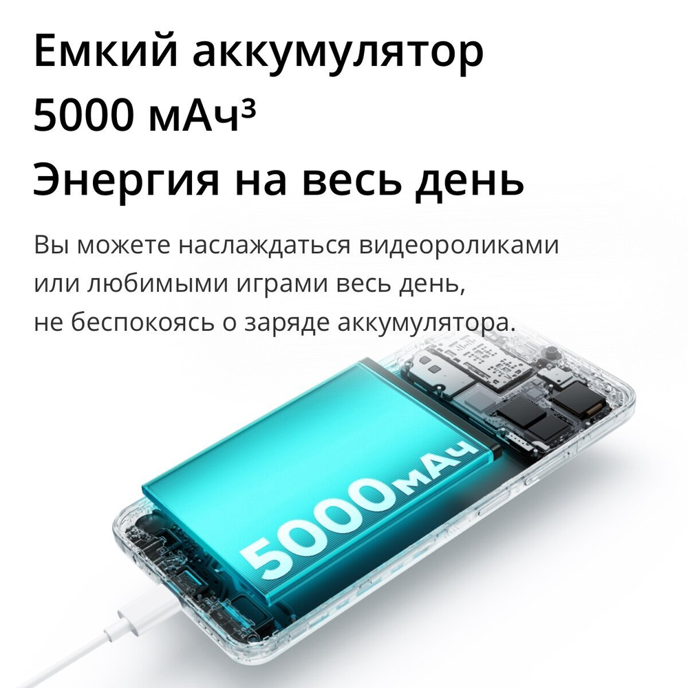 Смартфон realme C51 4/128 ГБ RU, Dual nano SIM, черный