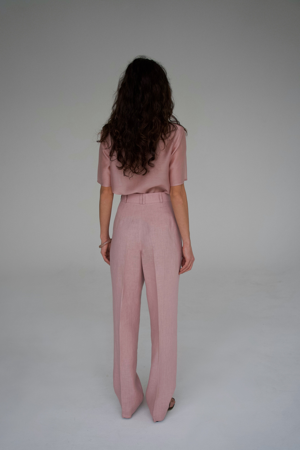 Брюки Модерн со стрелками изо льна 100%