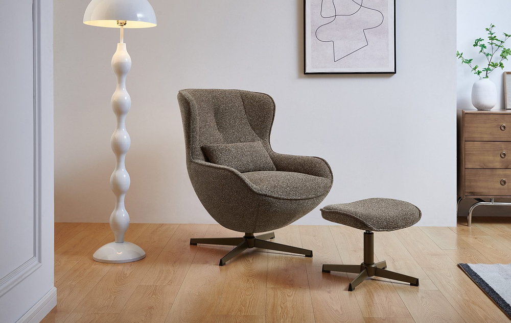 Банкетка PIKKO темно-бежевый/бронзовый