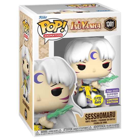 Фигурка Funko POP! Animation Inuyasha Sesshomaru with Sword SDCC23 (GW) (Exc) (1301) 60942 / Фигурка Фанко ПОП! по мотивам аниме "Пёс демон-хранитель", Сесшомару