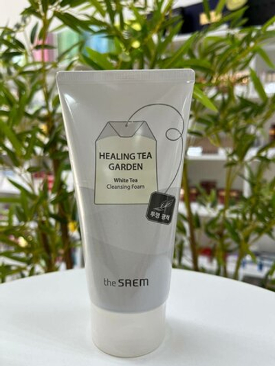 The SAEM Пенка для умывания Healing Tea Garden White Tea Cleansing Foam 150мл
