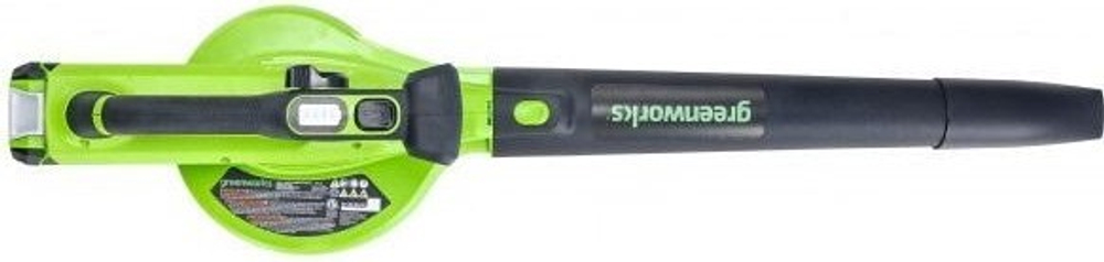 Воздуходув-садовый пылесос аккумуляторный GREENWORKS GD40BVK4 40V 2406907UB