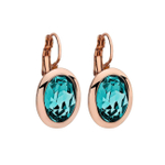 Серьги Qudo Tivola Light Turquoise 303080 BL/RG