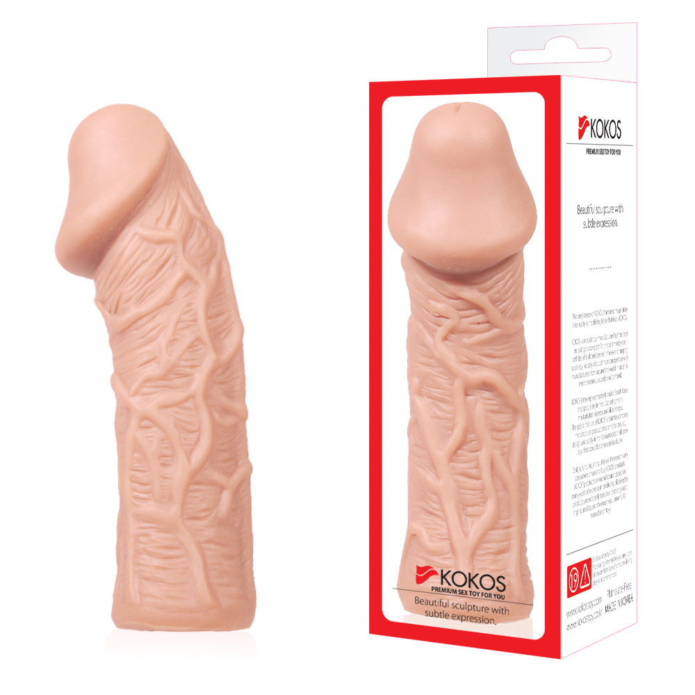 Насадка-рукав Extreme Sleeve телесная увеличивающая KOKOS ES-05-S