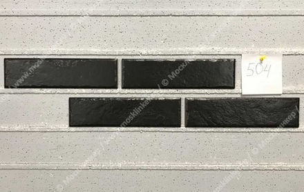 Cerrad Foggia Nero, чёрная - Клинкерная плитка для фасада и внутренней отделки