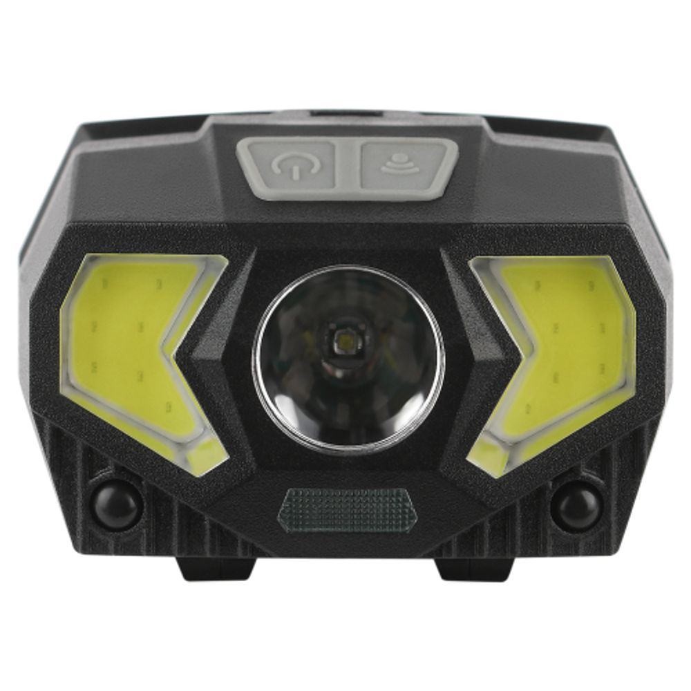 Фонарь налобный светодиодный ЭРА GB-608 на батарейках, 3xAAA, 5Вт, 7 режимов, черный