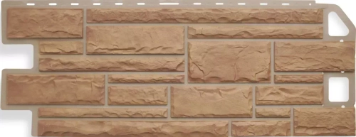 Фасадная панель Альта-Профиль КАМЕНЬ Бежевый 1010*450мм 0,46м2