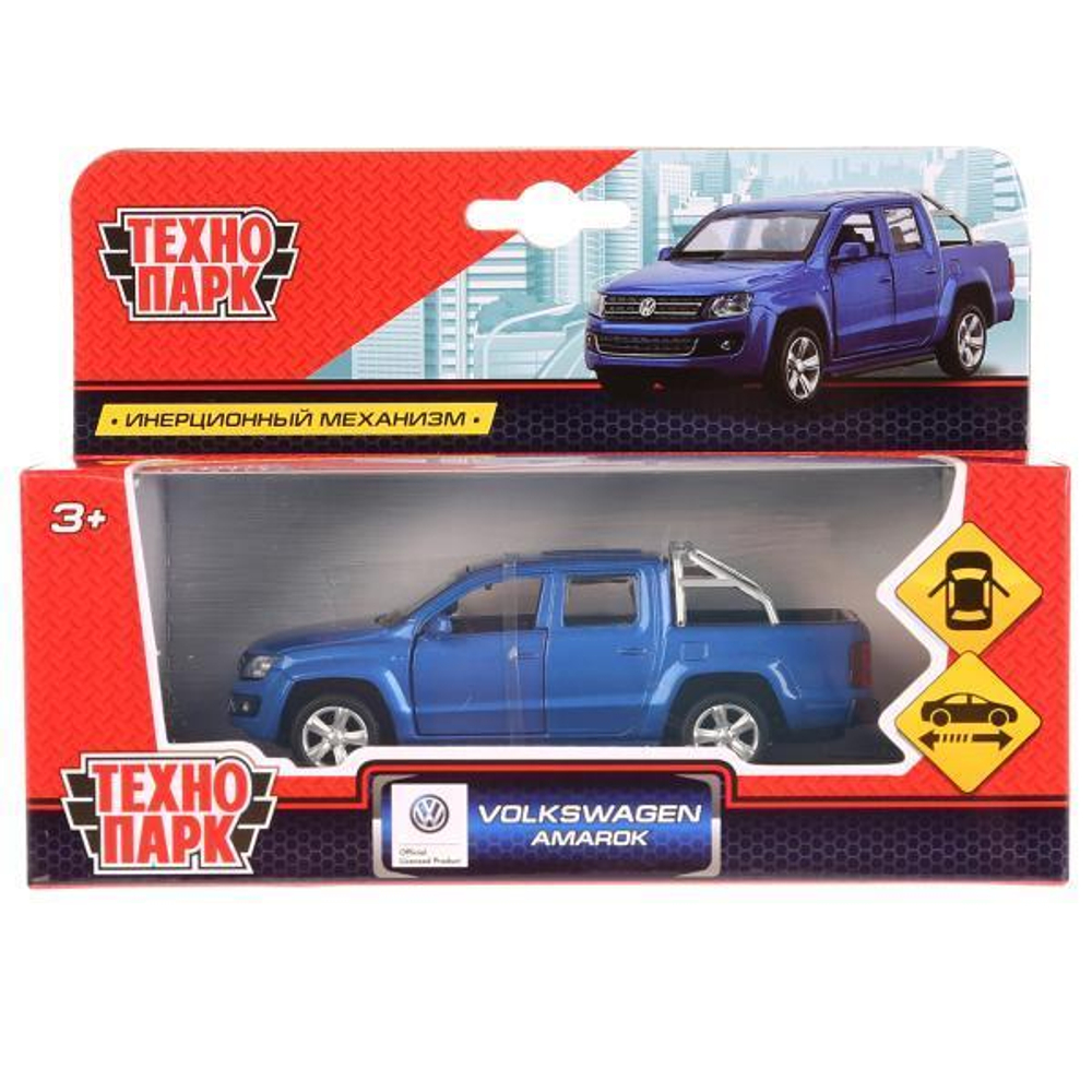 Модель ин. мет. 1:43 "Volkswagen Amarok" откр. двери, в коробка 67336 (96) (Технопарк)
