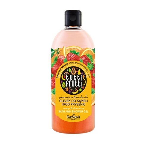 Масло для ванны Апельсин и Клубника Farmona Tutti Frutti 500мл