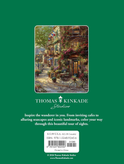 Thomas Kinkade Studios Inspired Destinations: A Coloring Book
