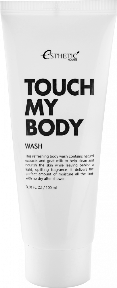 ESTHETIC HOUSE Гель для душа КОЗЬЕ МОЛОКО Touch My Body Goat Milk Body Wash, 100 мл