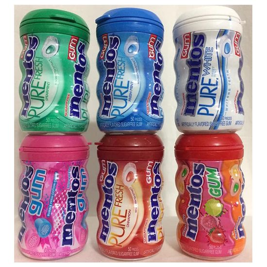 Жевательное драже Mentos Pure Fresh Watermelon со вкусом арбуза, 61,25 г (Вьетнам)