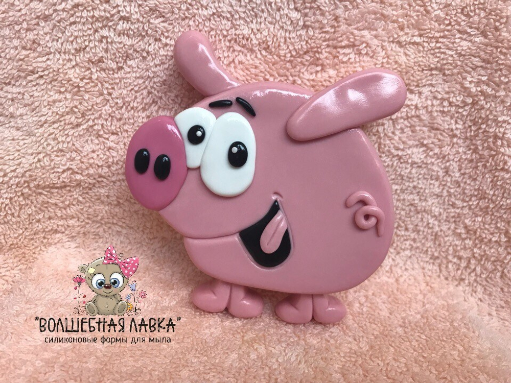 Силиконовая форма Веселый поросенок