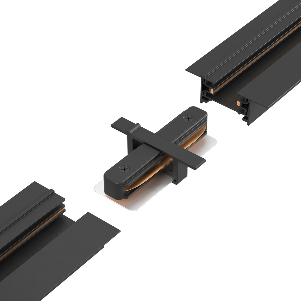 Соединитель линейный (однофазный) для встраиваемого шинопровода Crystal Lux CLT 0.2211 01 BL