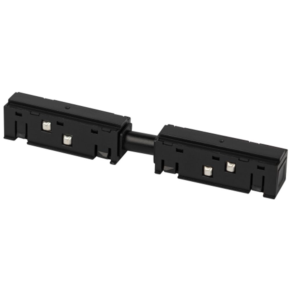 Коннектор питания ЭРА TRM20-PCL BK для магнитного шинопровода прямой черный | Магнитный шинопровод и аксессуары