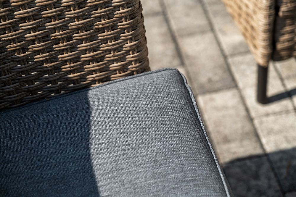 "Овьедо" лаунж-зона из искусственного ротанга на 4 персоны, цвет соломенный