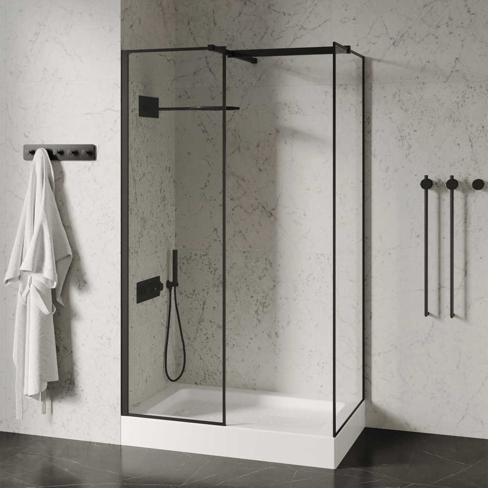 Душевой поддон ABBER AD3C108 100х80 прямоугольный, акриловый, белый