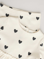 Лонгслив и легинсы в комплекте для малышей Next E66-478, Молочный