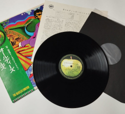 Винтажная виниловая пластинка LP The Beatles A Collection Of Beatles Oldies (Japan 1973) (Obi) Yellow Submarine
