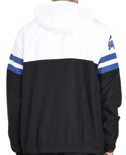 Куртка теннисная Lacoste Water-Repellent Hooded - black/blue/white