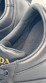Кожаные мужские кроссовки Prada Downtown