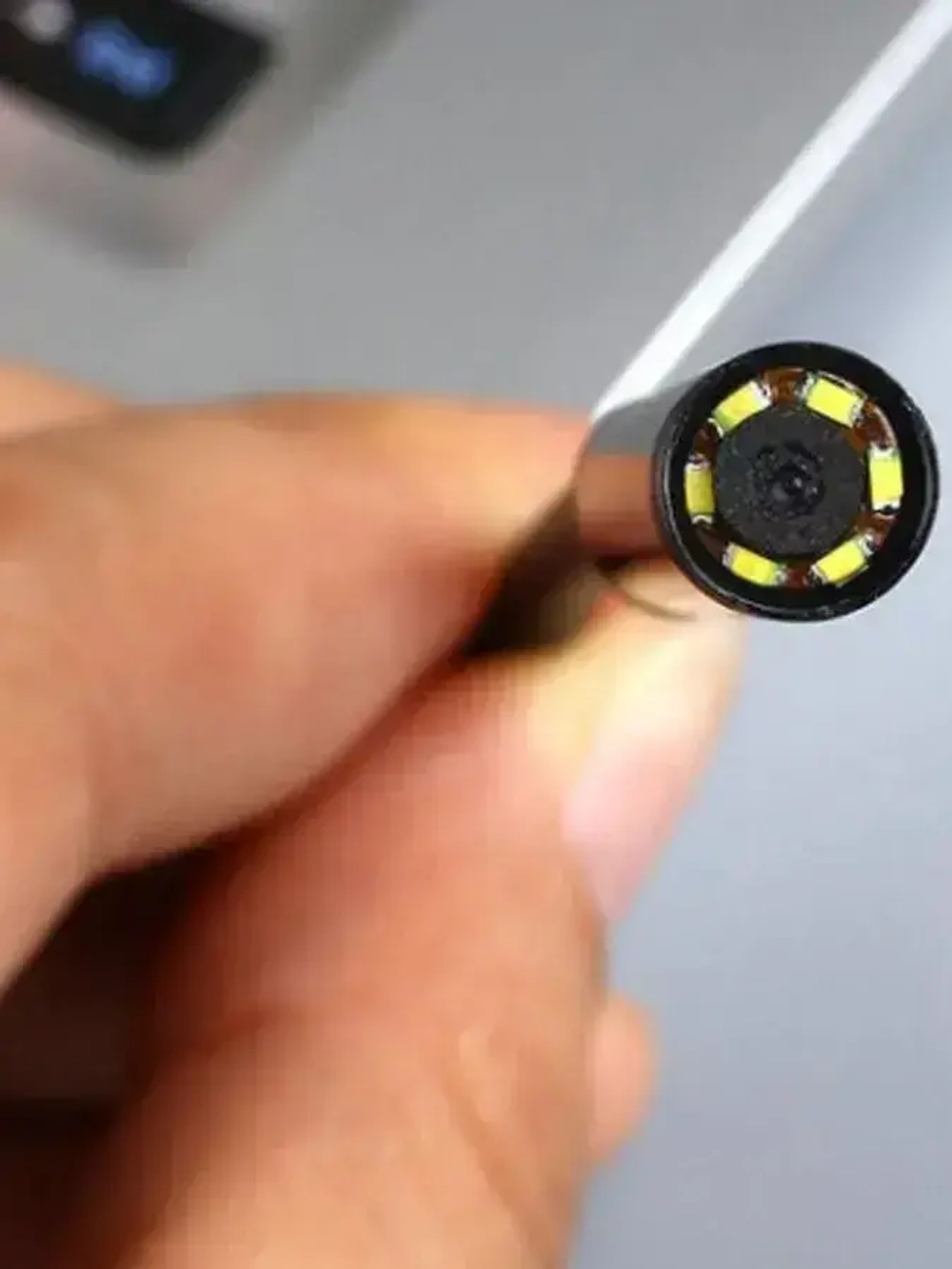 Эндоскоп для смартфона / 5 МЕТРОВ / Эндоскоп гибкая камера с переходником TYPE-C