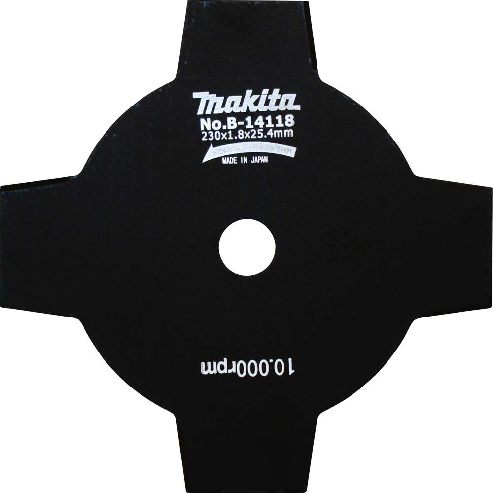 Нож для травы 4 зуба 230×25.4 мм Makita B-14118