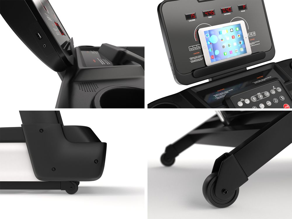 Беговая дорожка UNIXFIT T-1550 PRO (LED)