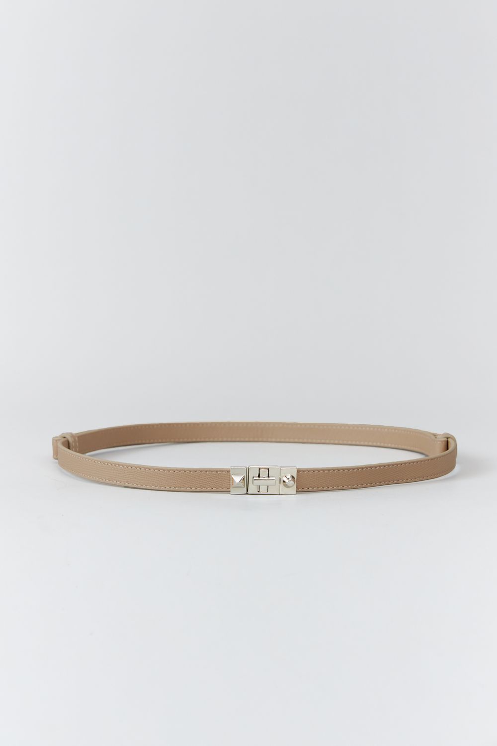 ТОНКИЙ РЕМЕНЬ С ЗАМОЧКОМ LATTE