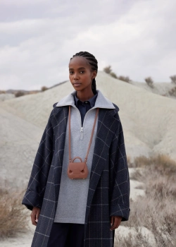 POLENE СУМКА NUMERO UN MICRO, РОЗОВАТО-КОРИЧНЕВЫЙ