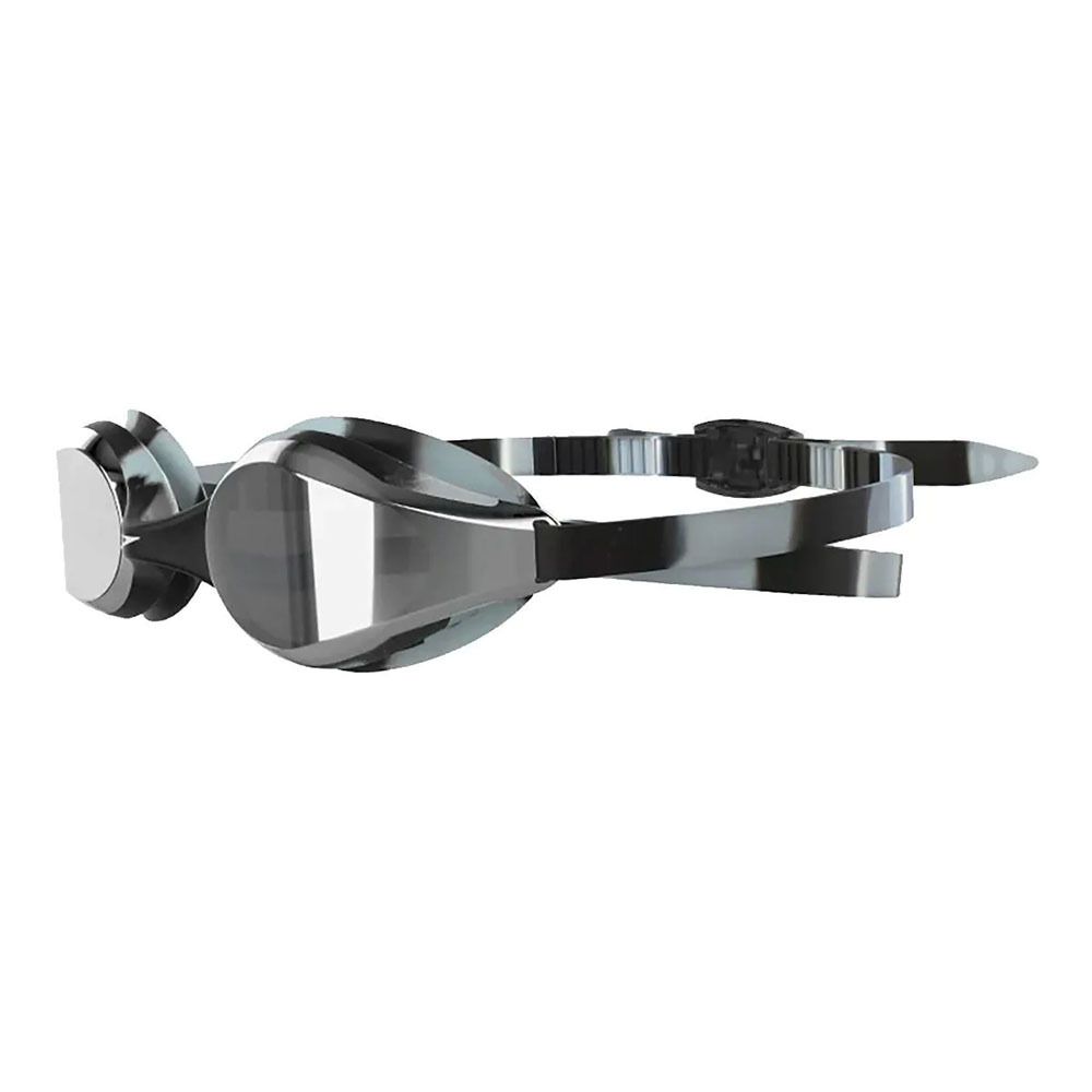 Очки для плав. детск. SPEEDO Hyper Flyer Mirrored Jr, 8-7750316040, ЗЕРКАЛЬНЫЕ линзы, черно-белый