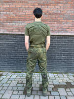 Костюм горка 6 весна-лето/зеленая цифра/панацея