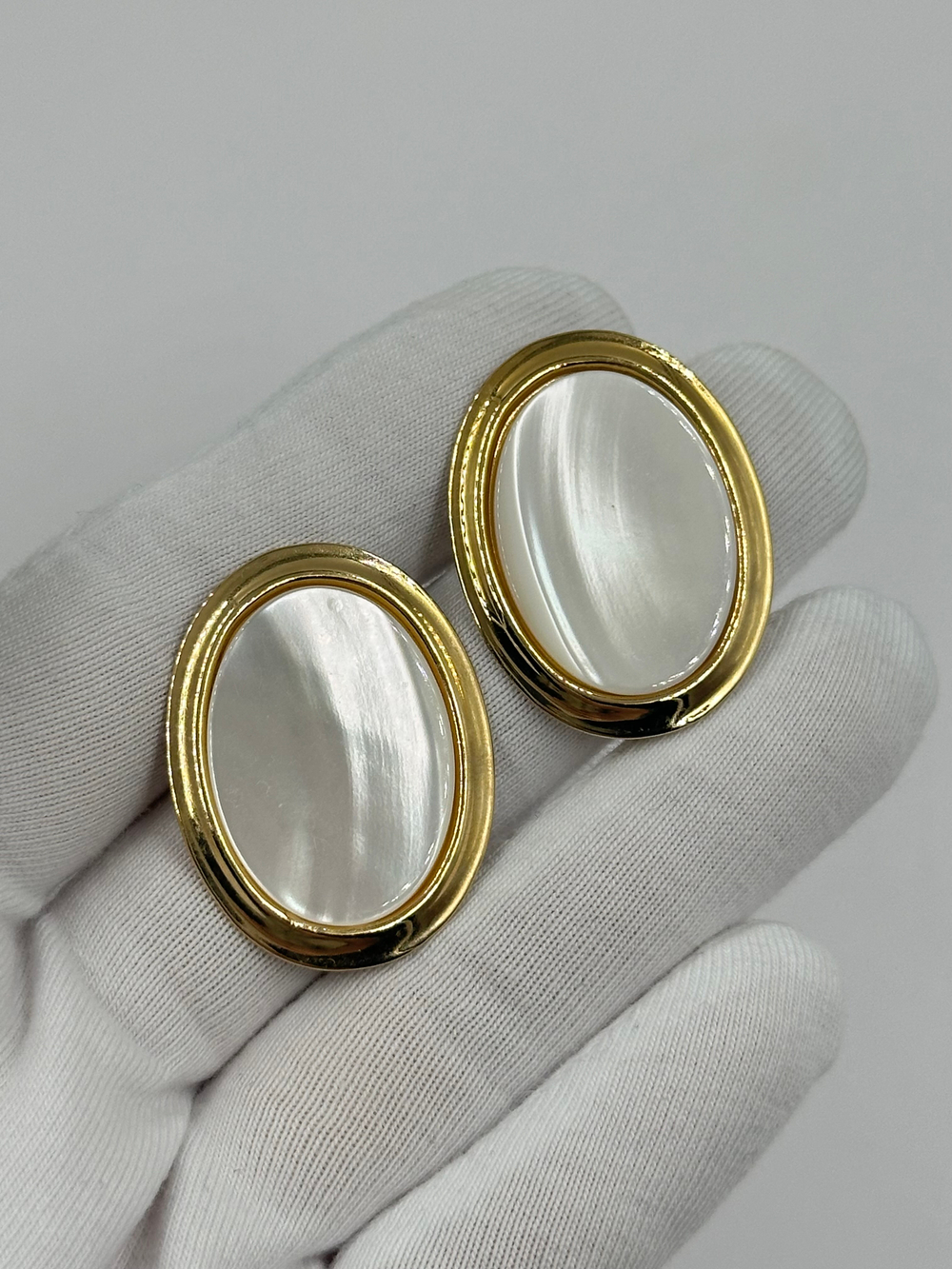 Серьги с перламутром