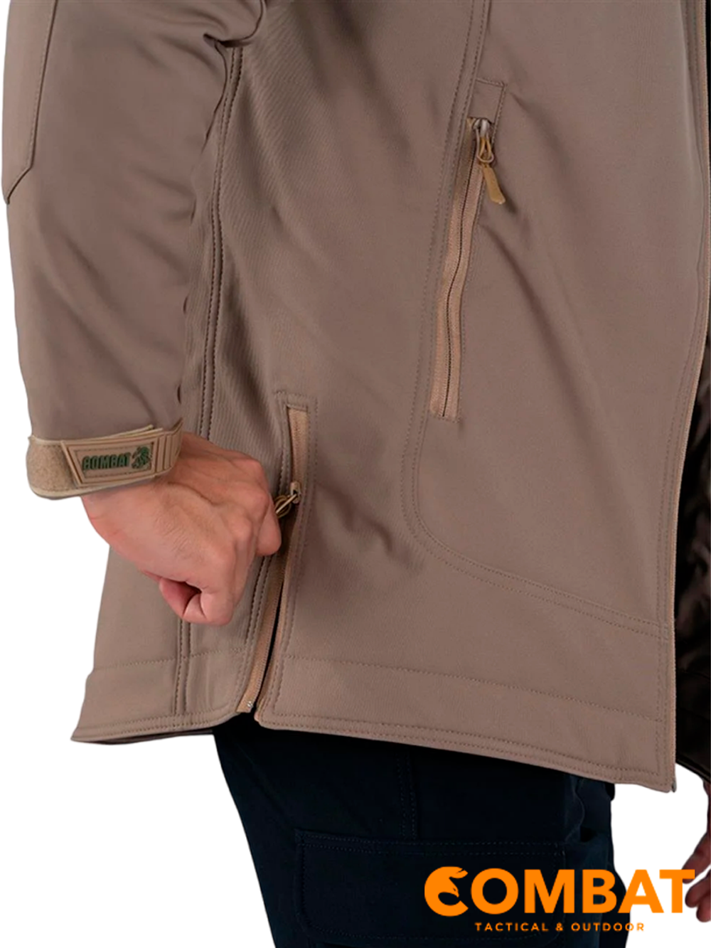 Куртка SoftShell Combat Tactical 305 (BEJ-305C). Койот