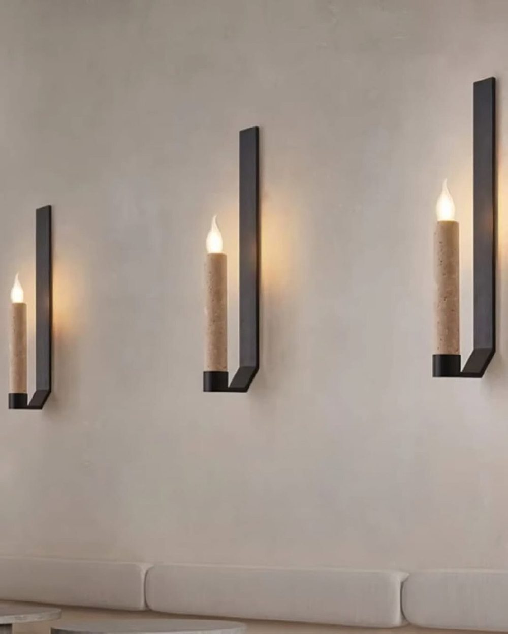 Классический настенный светильник с дизайном под свечу✨