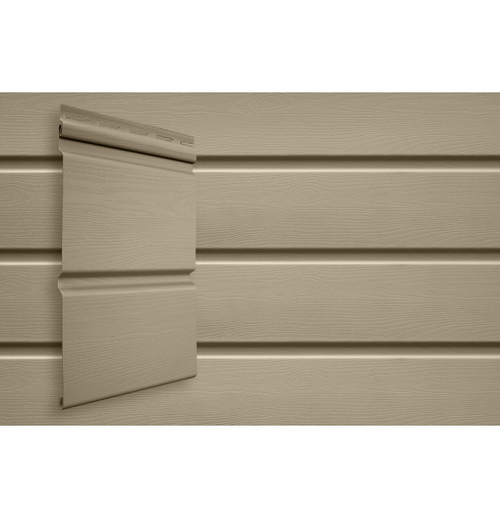 Сайдинг Grand Line Double-Брус STANDART Бежевый