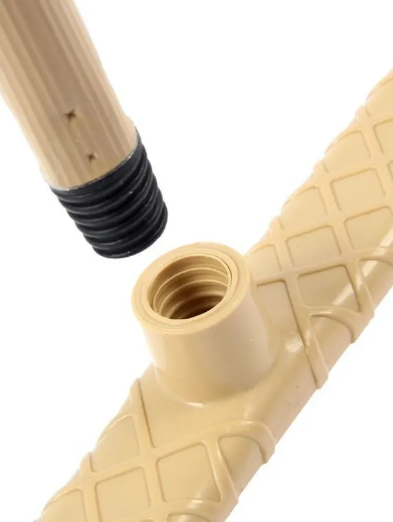 Швабра с усиленным черенком, 142×35×4 см, цвет МИКС