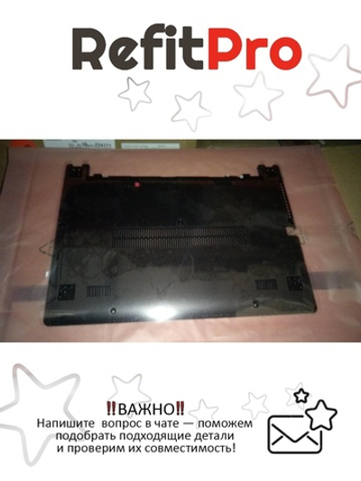 Нижняя часть корпуса (поддон) для ноутбука Lenovo S40-70, чёрный (5CB0G39323), оригинал