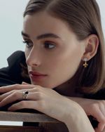 Серьги-кресты Мозаика