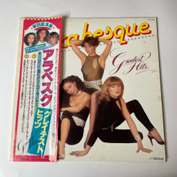Винтажная виниловая пластинка LP Arabesque Ансамбль Арабеска Greatest Hits Лучшие Хиты (Japan 1981) (Obi)