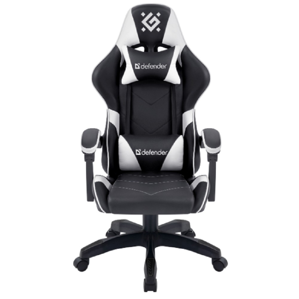 Кресло офисное Игровое кресло Companion Черный / белый,класс 3,металл,PU DEFENDER