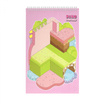 Румбокс, наклейки для творчества - антистресс блокнот, 240*185 мм, "Capybara party", 3D стикеры, 6 комнат, в комплекте пинцет, пакет с европодвесом