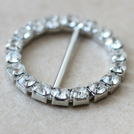 Пряжка для украшения Круглая 28мм